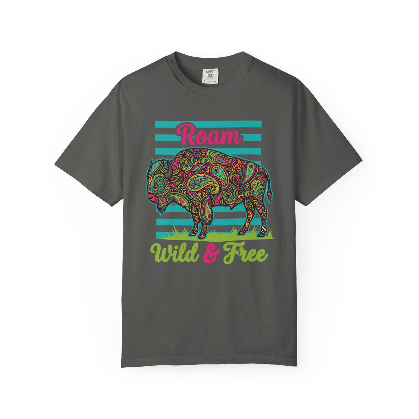 Roam Wild & Free Bison Tee