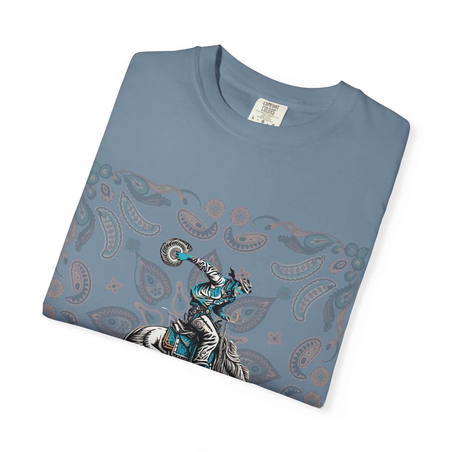 Paisley Rodeo Tee | Western Graphic Comfort Colors Shirt | Bronc & Brand Co