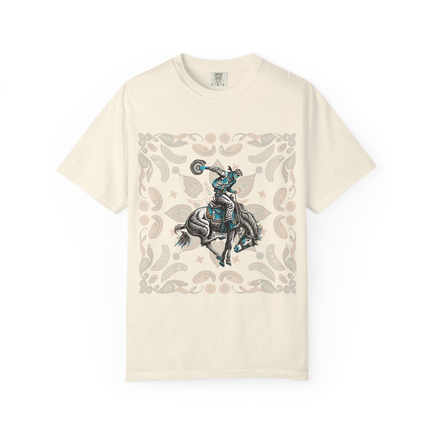 Paisley Rodeo Tee | Western Graphic Comfort Colors Shirt | Bronc & Brand Co