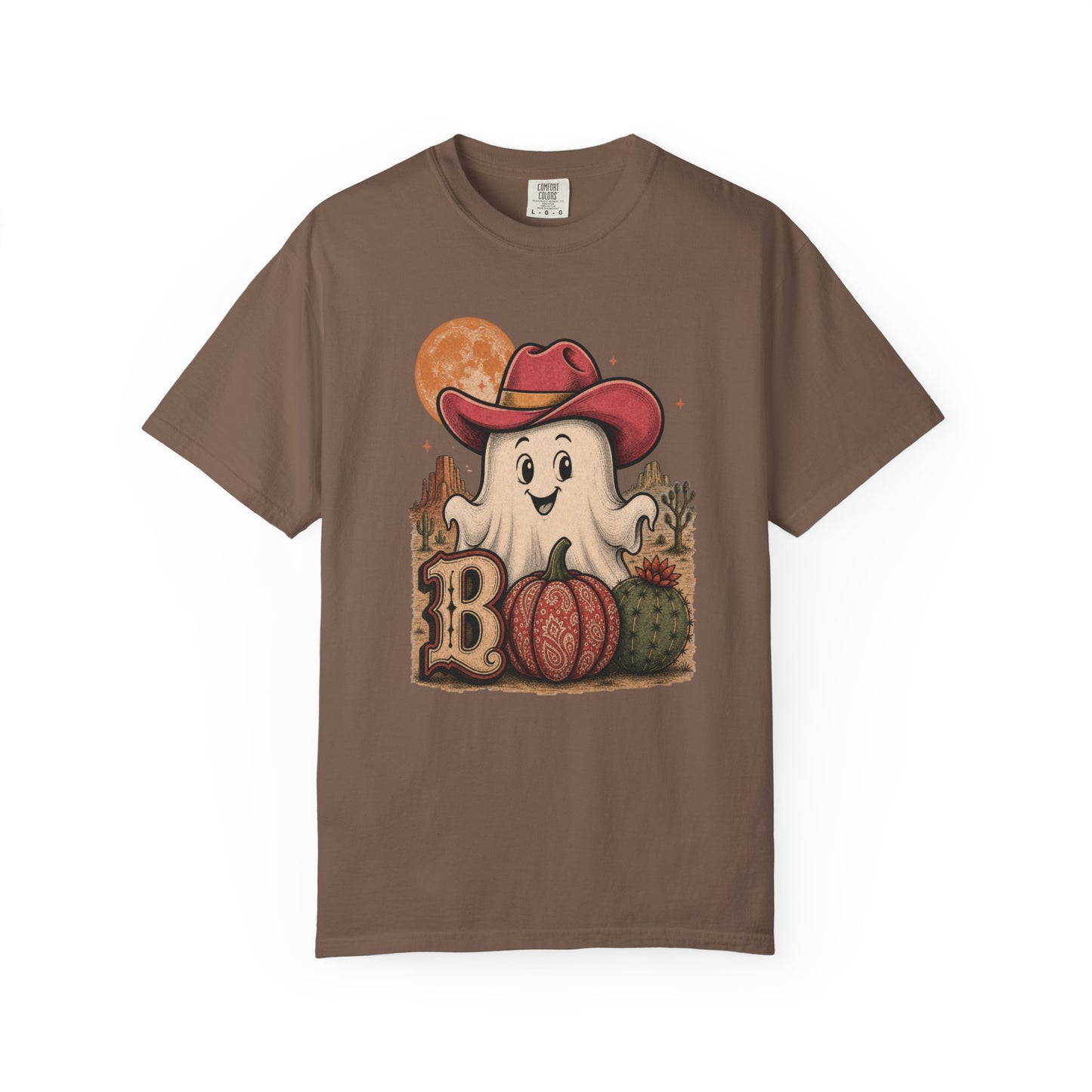 Howdy Boo Western Ghost Tee | Cowgirl Halloween Comfort Colors® Shirt