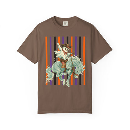 Ghost Rider Bronc Tee | Halloween Western Graphic Shirt