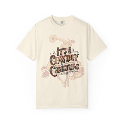 Cowboy Christmas Bronc Comfort Colors® Tee