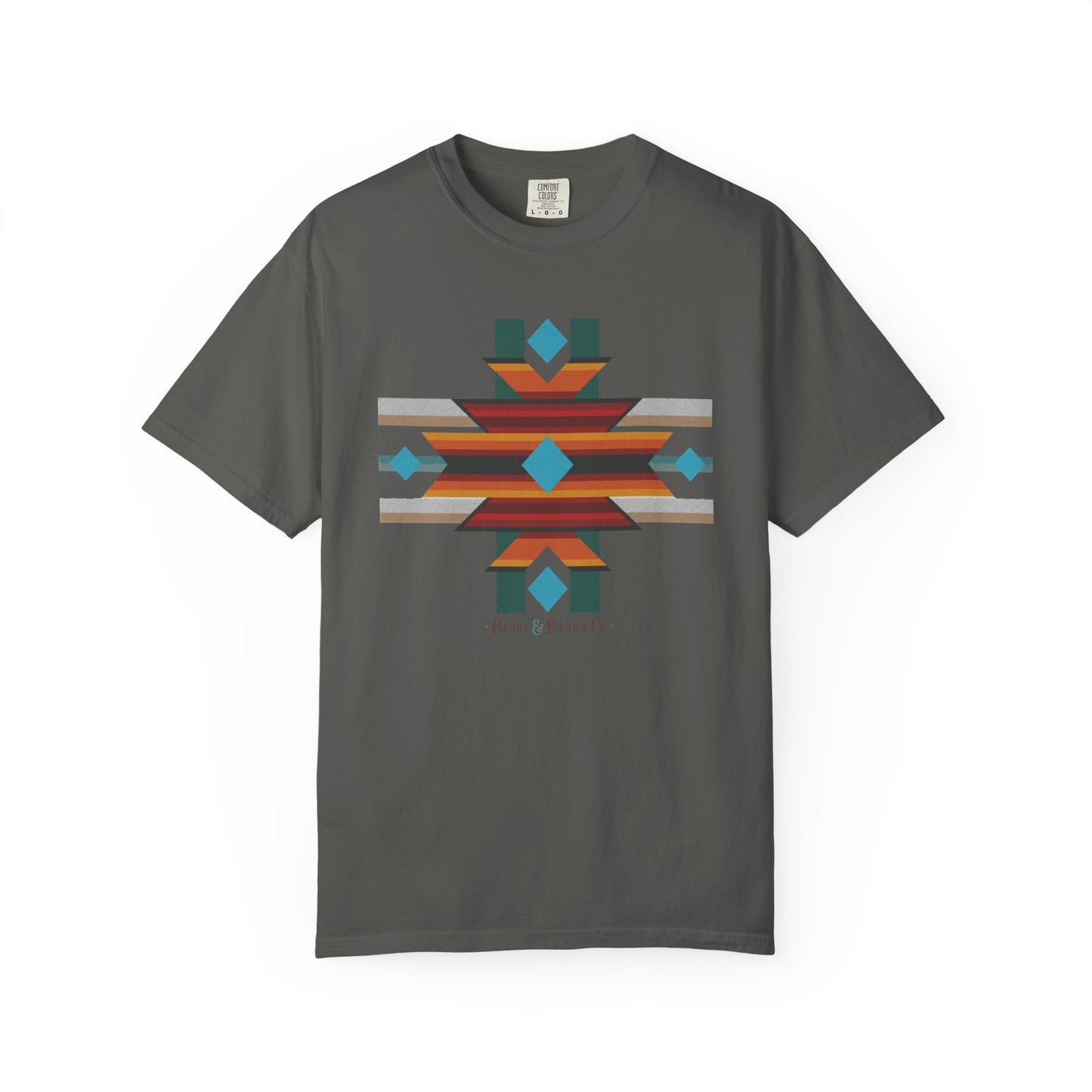 Turquoise Cross Western Graphic Tee
