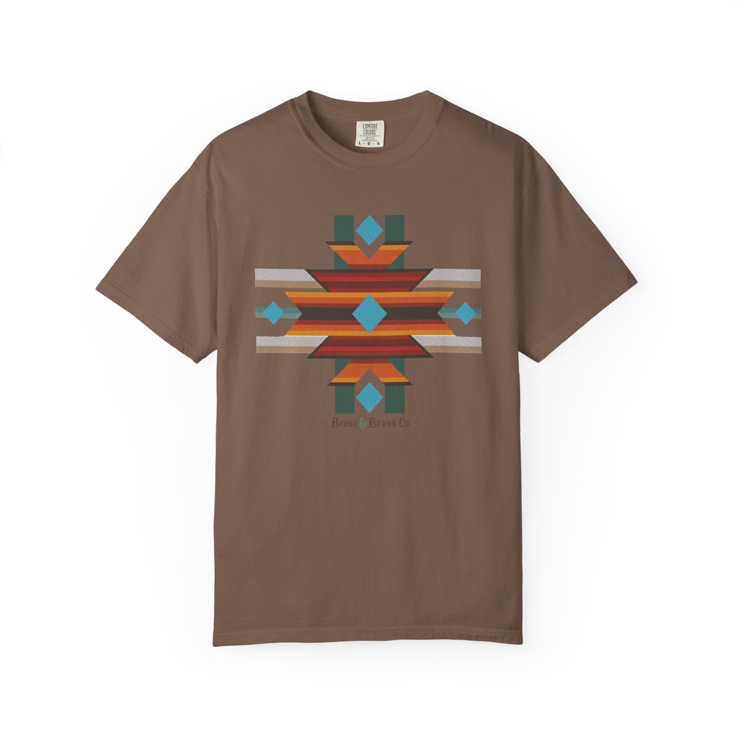Turquoise Cross Western Graphic Tee