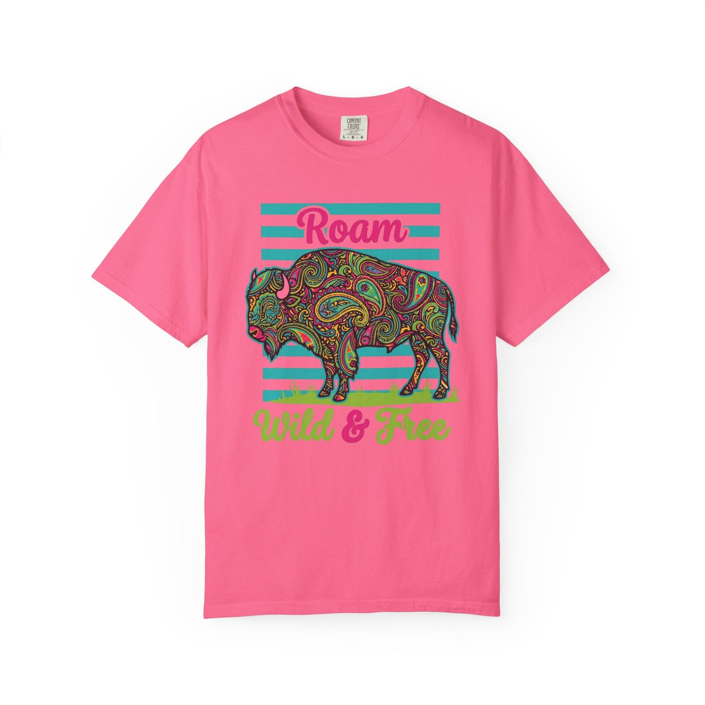 Roam Wild & Free Bison Tee