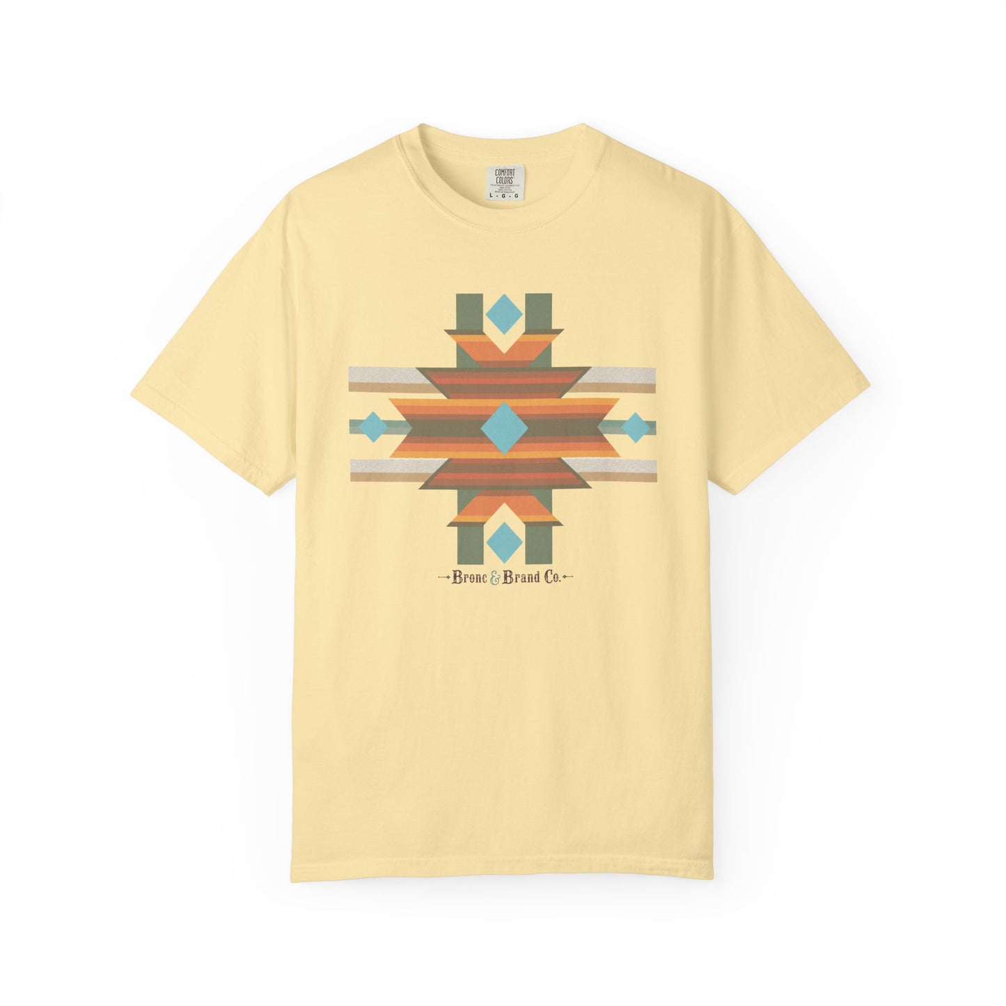 Turquoise Cross Western Graphic Tee