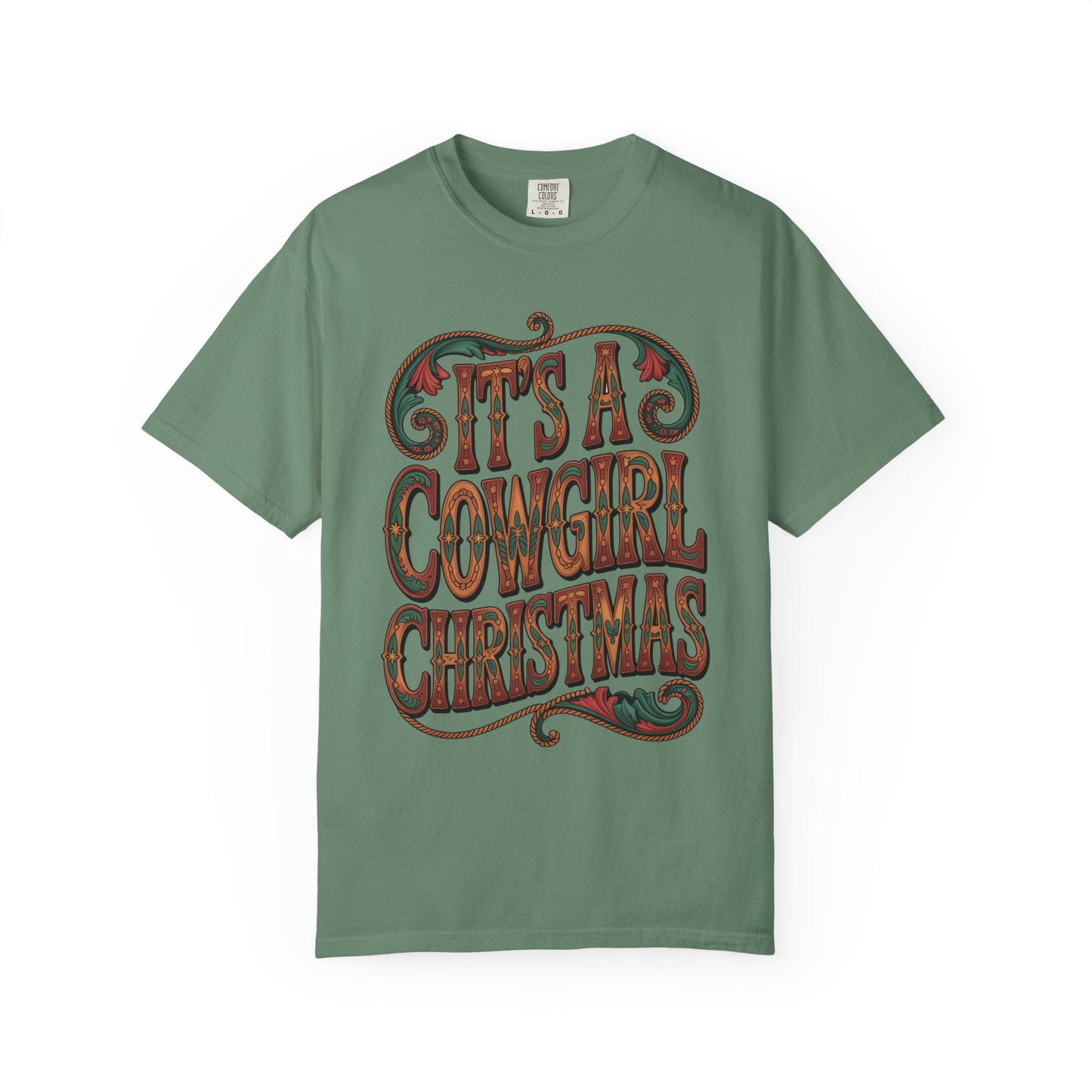 Cowgirl Christmas Comfort Colors® Tee