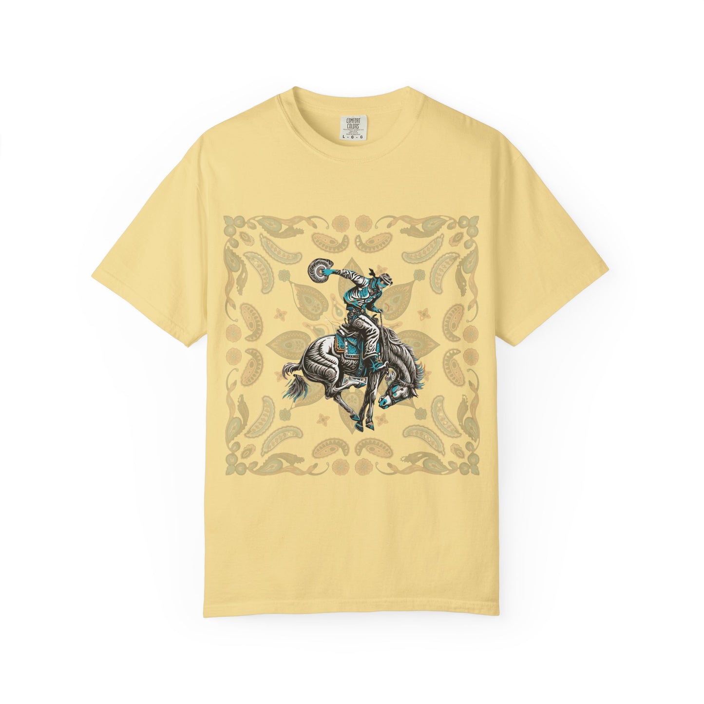 Paisley Rodeo Tee | Western Graphic Comfort Colors Shirt | Bronc & Brand Co