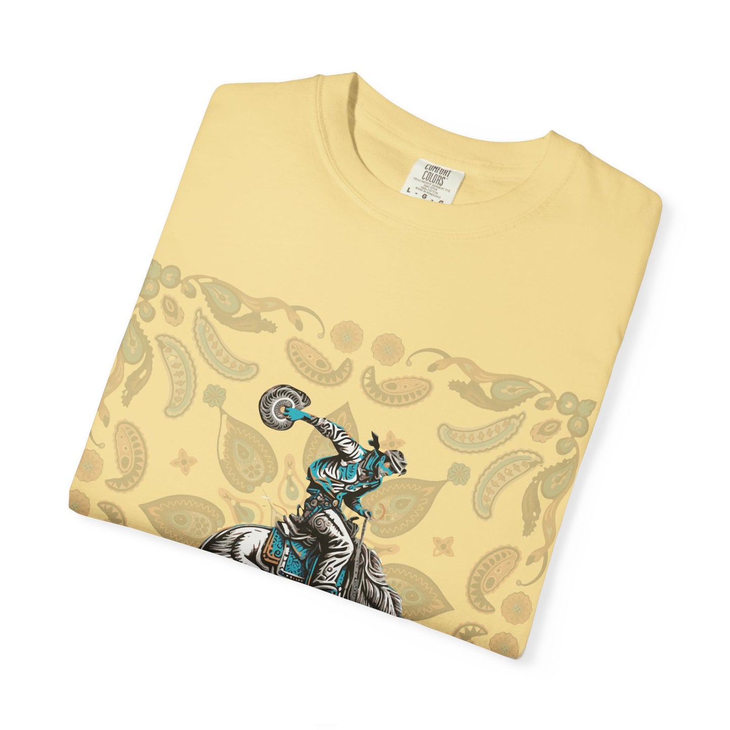 Paisley Rodeo Tee | Western Graphic Comfort Colors Shirt | Bronc & Brand Co