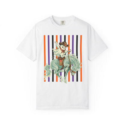 Ghost Rider Bronc Tee | Halloween Western Graphic Shirt