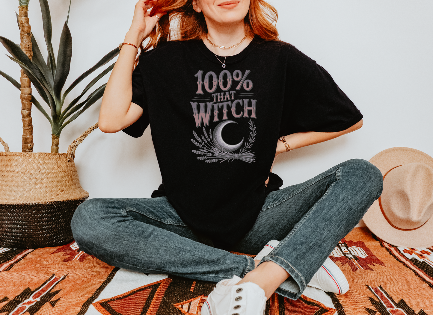 100% That Witch – Trendy Witch Halloween T-Shirt