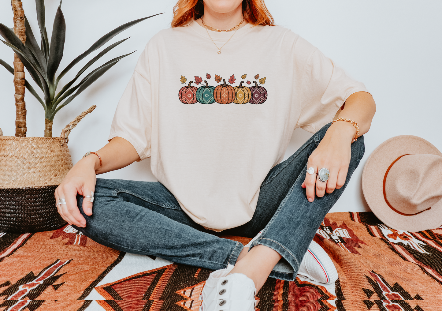 🎃 Colorful Pumpkin Comfort Colors® Tee
