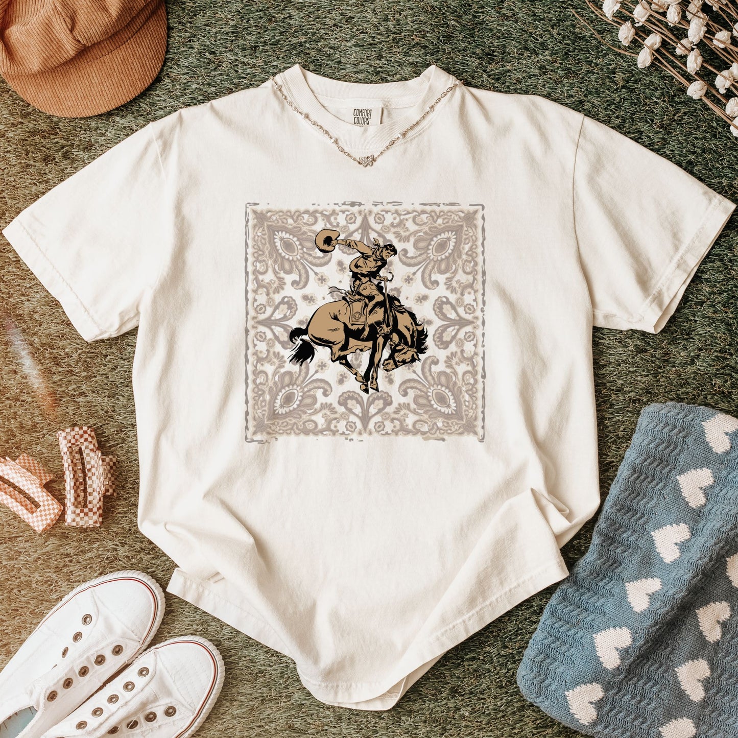Bandana Bronco Cowgirl Tee