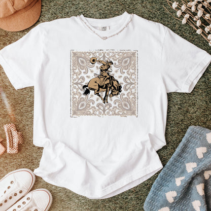 Bandana Bronco Cowgirl Tee