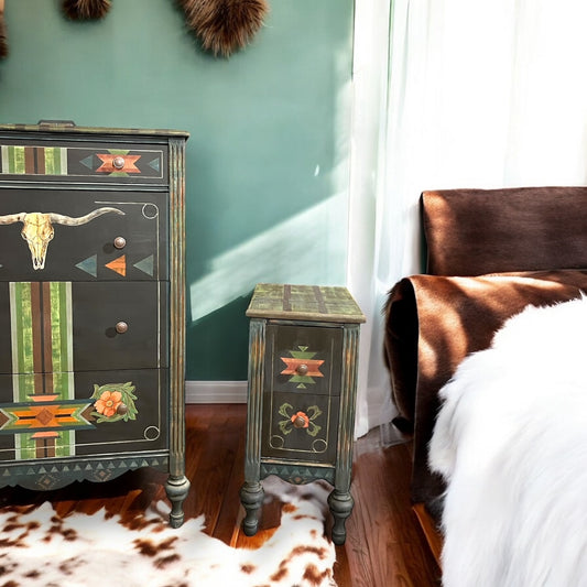 Desert Sage Southwestern Bedroom Set – Rustic Ranch Style