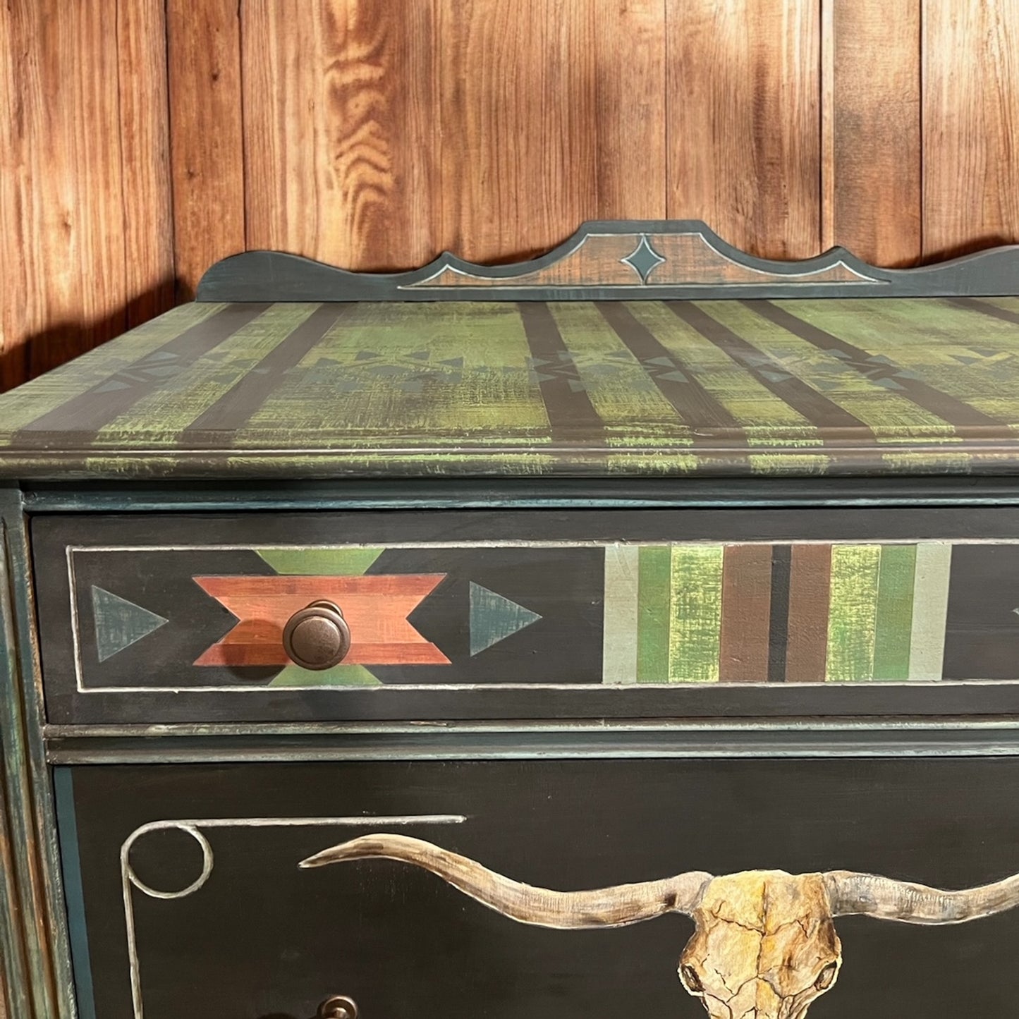 Desert Sage Southwestern Bedroom Set – Rustic Ranch Style