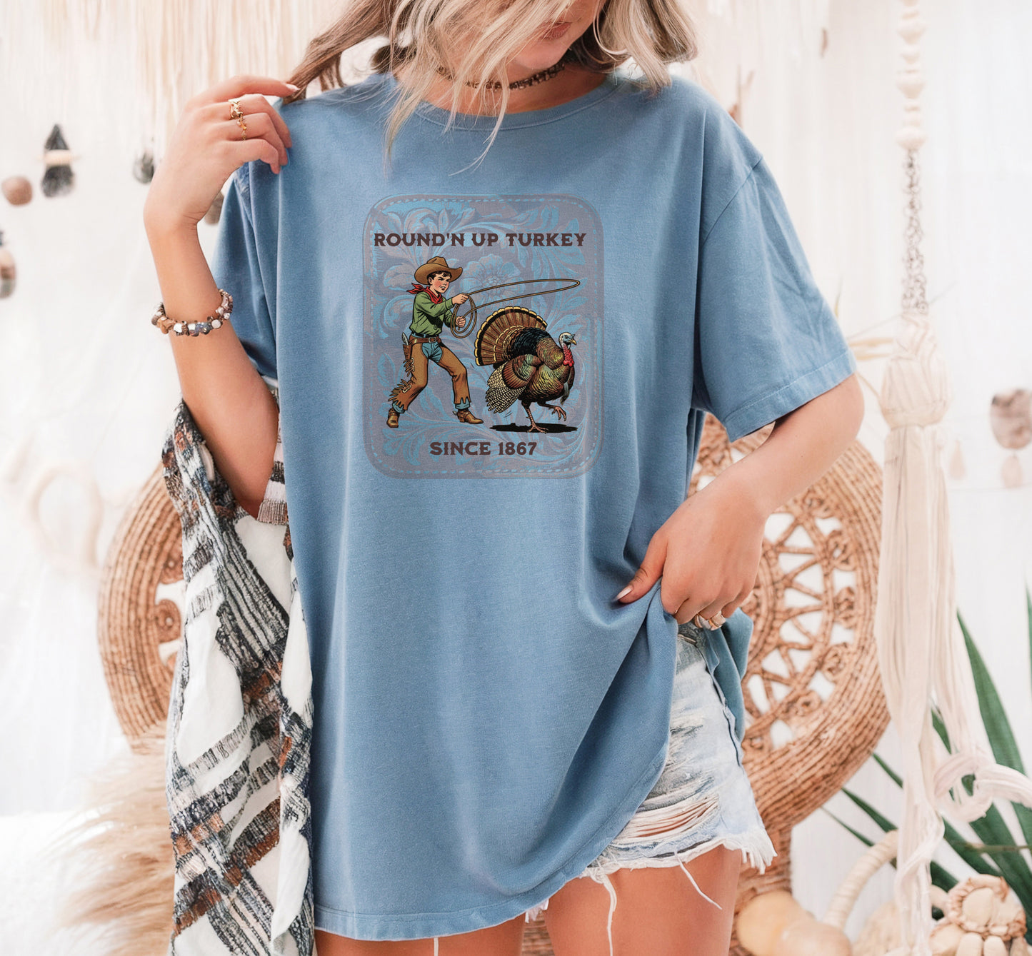 Round’n Up Turkey Since 1867 Comfort Colors® Tee