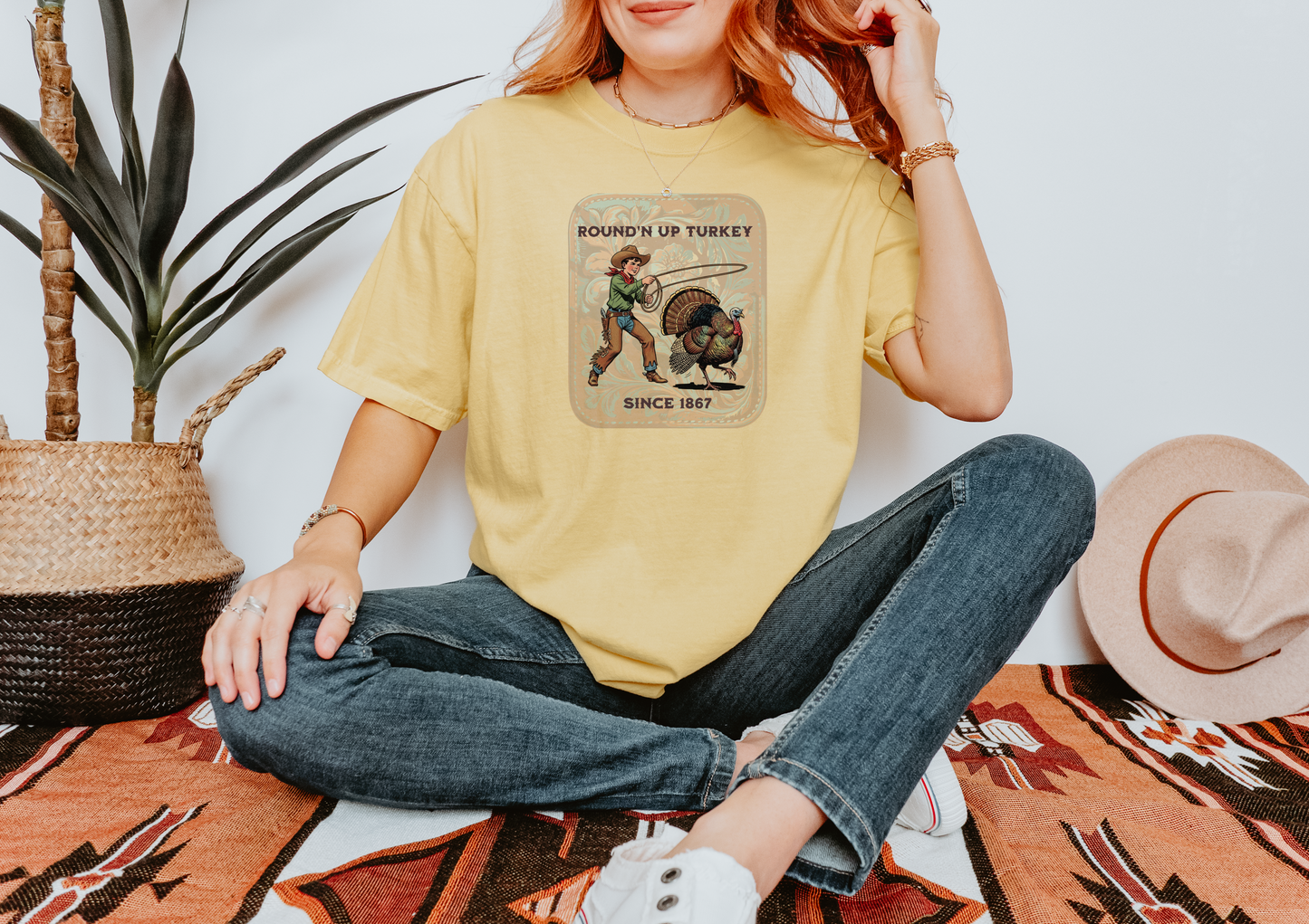 Round’n Up Turkey Since 1867 Comfort Colors® Tee