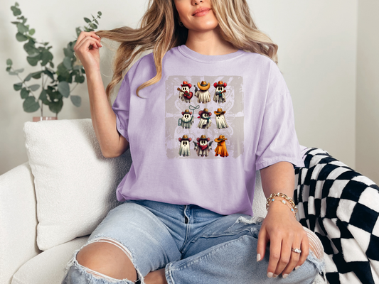 Cowboy Ghost Halloween T-Shirt CowBoos